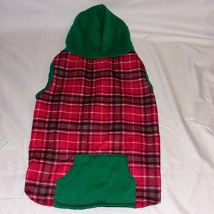 Vibrant Life Doggie Hoodie in Plaid Medium